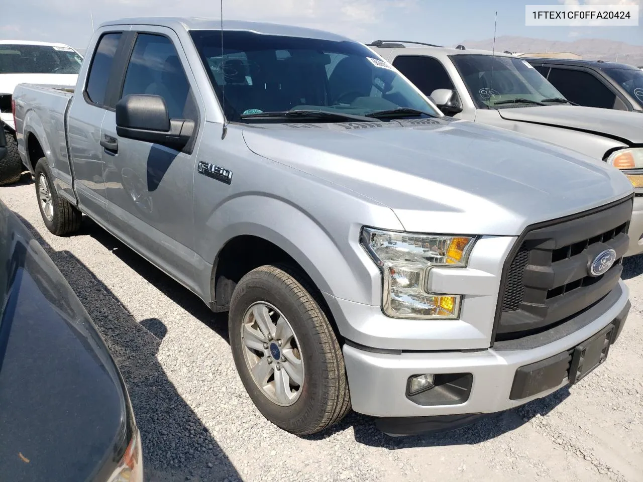 1FTEX1CF0FFA20424 2015 Ford F150 Super Cab