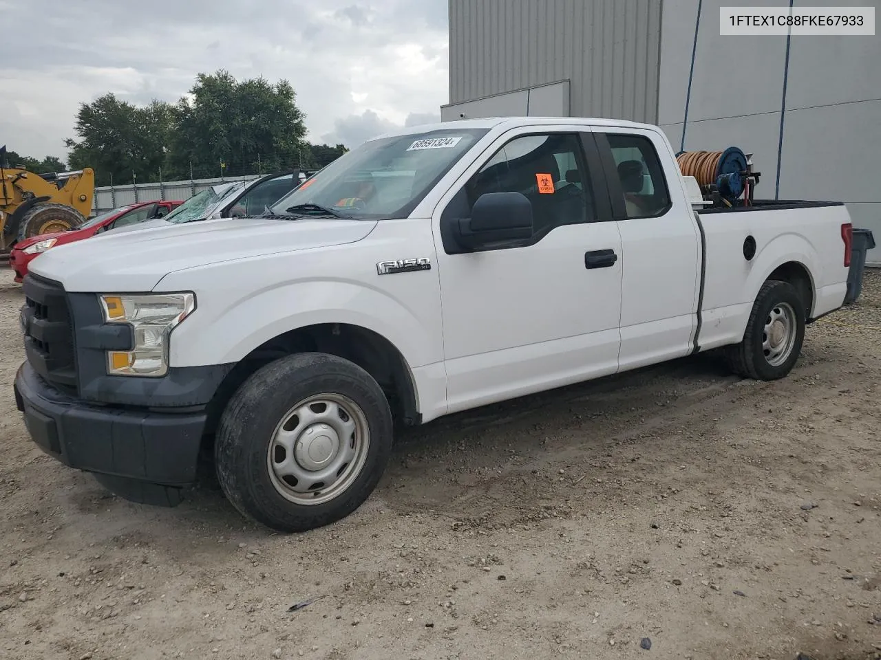 2015 Ford F150 Super Cab VIN: 1FTEX1C88FKE67933 Lot: 68591324