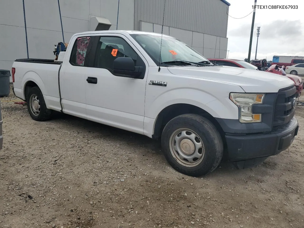 2015 Ford F150 Super Cab VIN: 1FTEX1C88FKE67933 Lot: 68591324