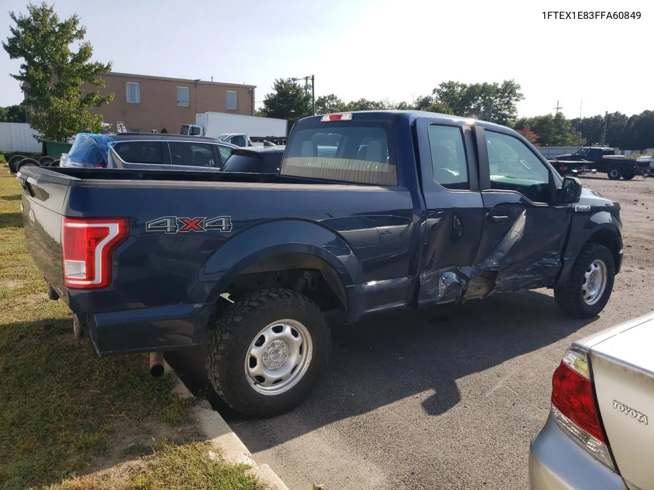 2015 Ford F150 Super Cab VIN: 1FTEX1E83FFA60849 Lot: 69190534