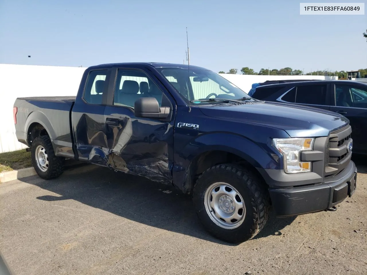 2015 Ford F150 Super Cab VIN: 1FTEX1E83FFA60849 Lot: 69190534