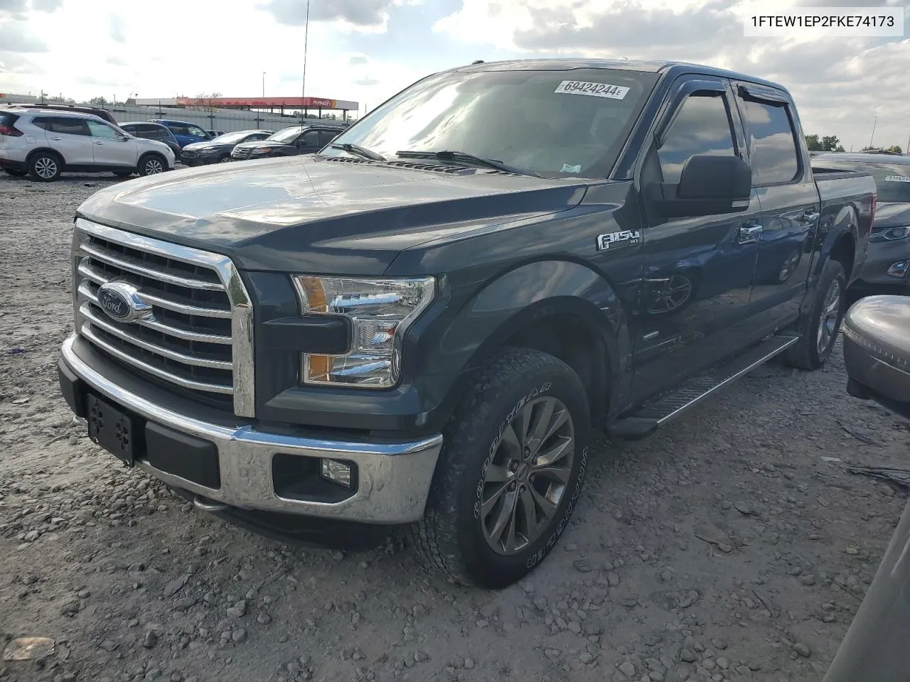 1FTEW1EP2FKE74173 2015 Ford F150 Supercrew