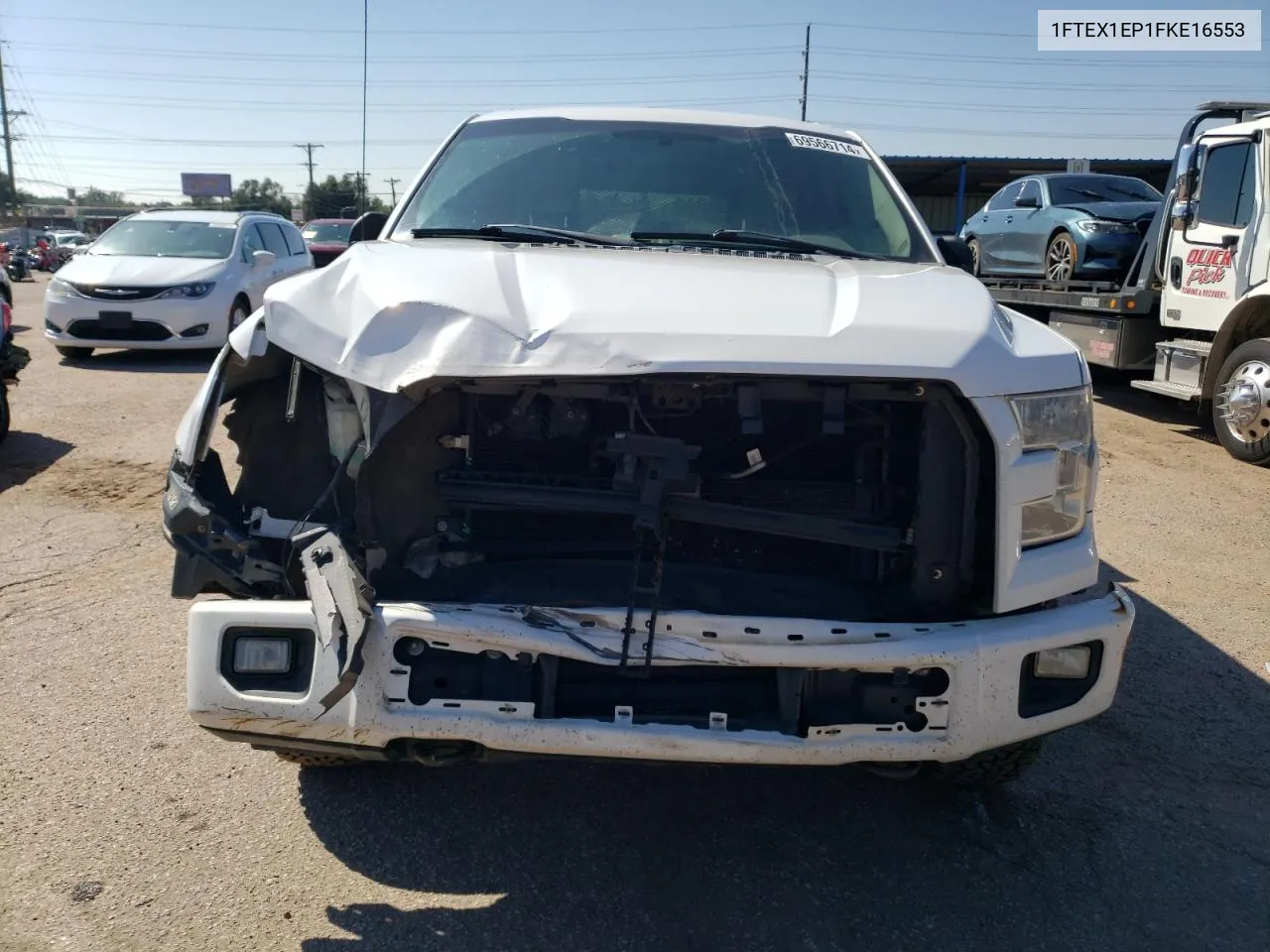 1FTEX1EP1FKE16553 2015 Ford F150 Super Cab