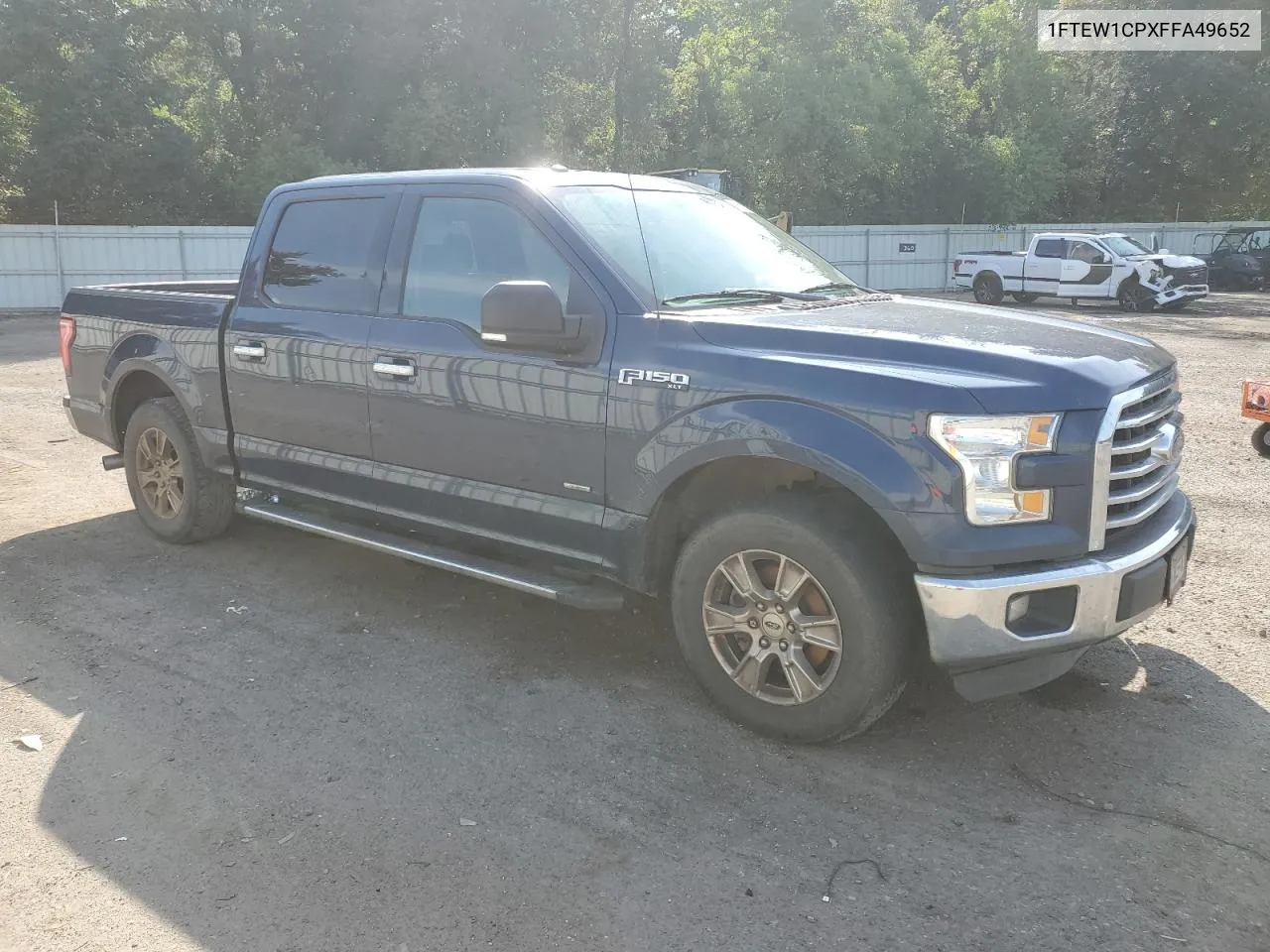 1FTEW1CPXFFA49652 2015 Ford F150 Supercrew