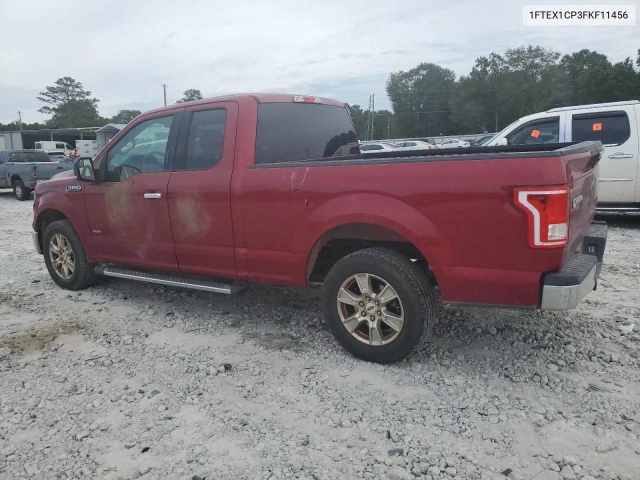 1FTEX1CP3FKF11456 2015 Ford F150 Super Cab