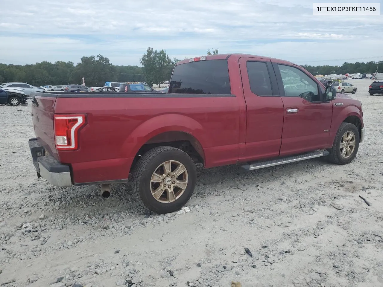 2015 Ford F150 Super Cab VIN: 1FTEX1CP3FKF11456 Lot: 69786714