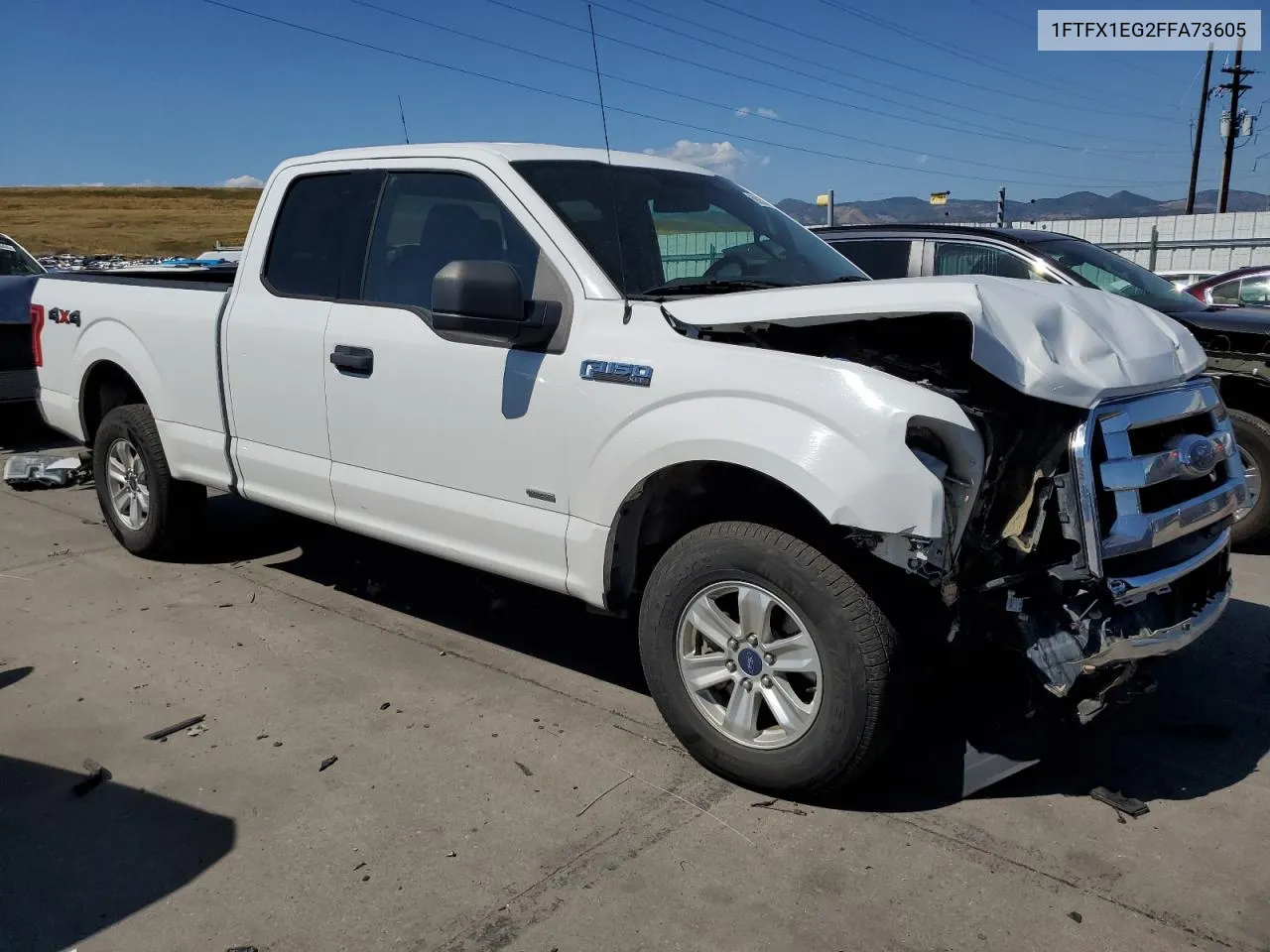 2015 Ford F150 Super Cab VIN: 1FTFX1EG2FFA73605 Lot: 69815034