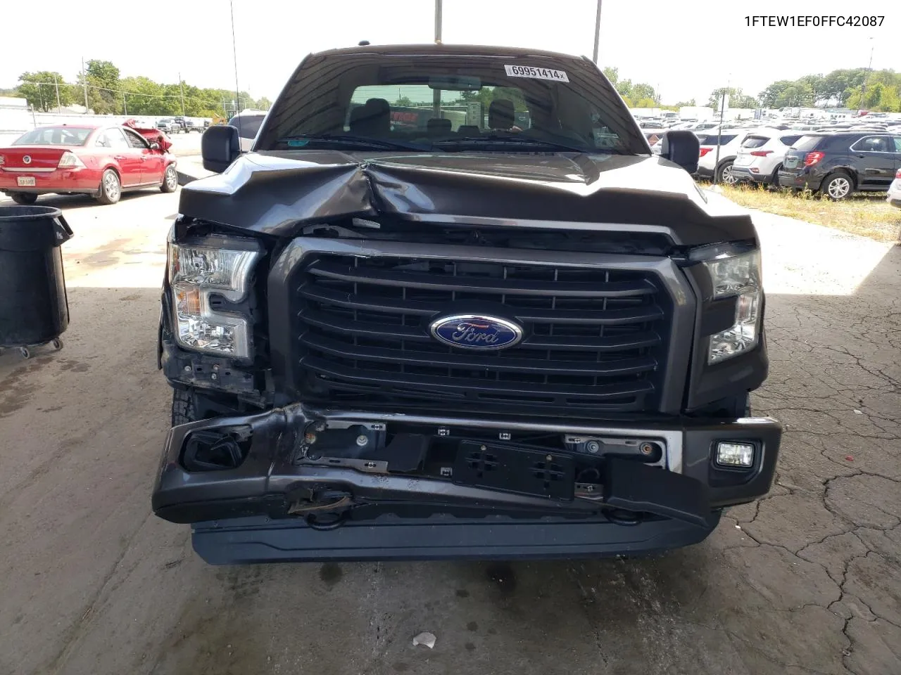 2015 Ford F150 Supercrew VIN: 1FTEW1EF0FFC42087 Lot: 69951414