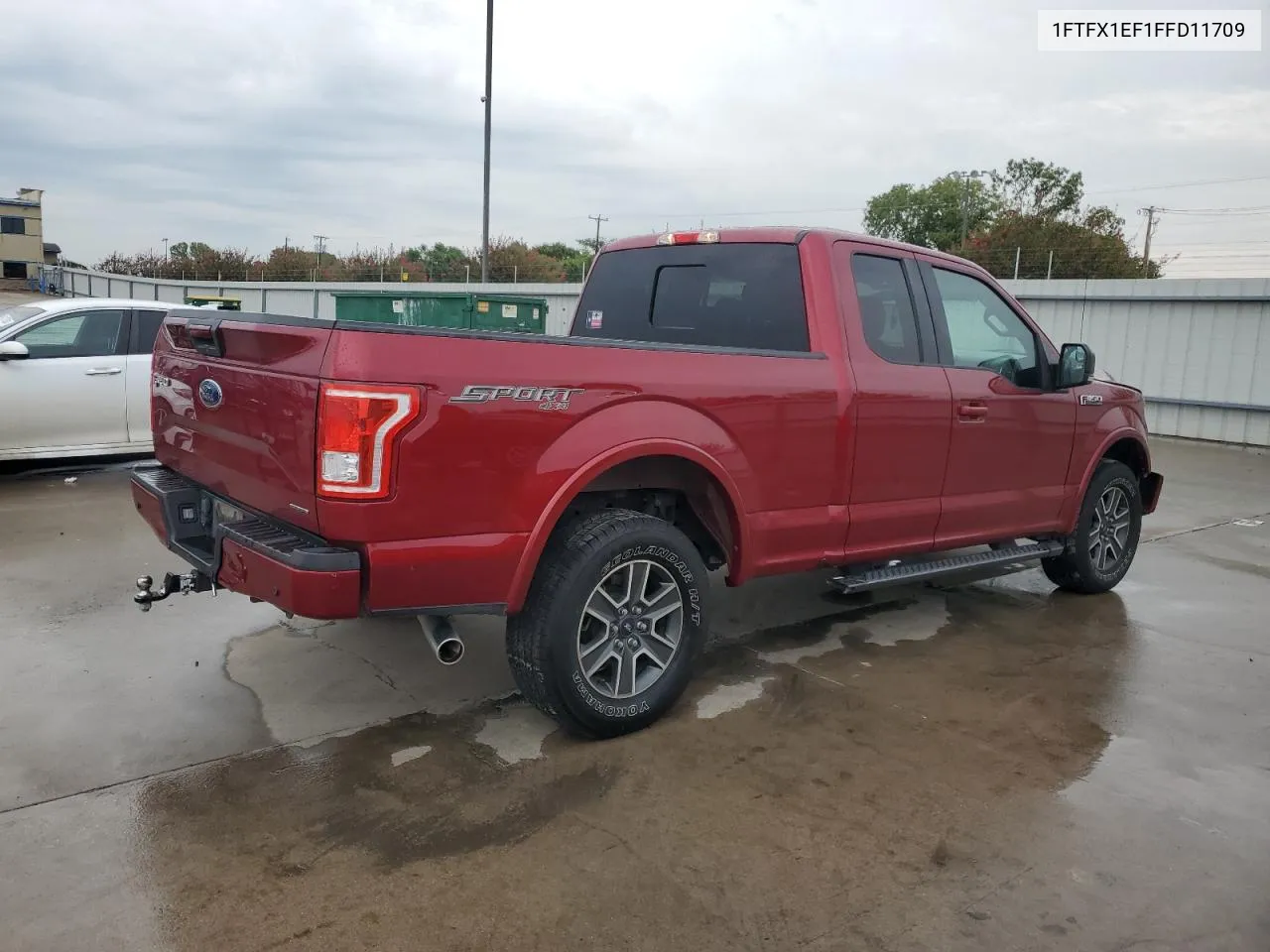 2015 Ford F150 Super Cab VIN: 1FTFX1EF1FFD11709 Lot: 70144954