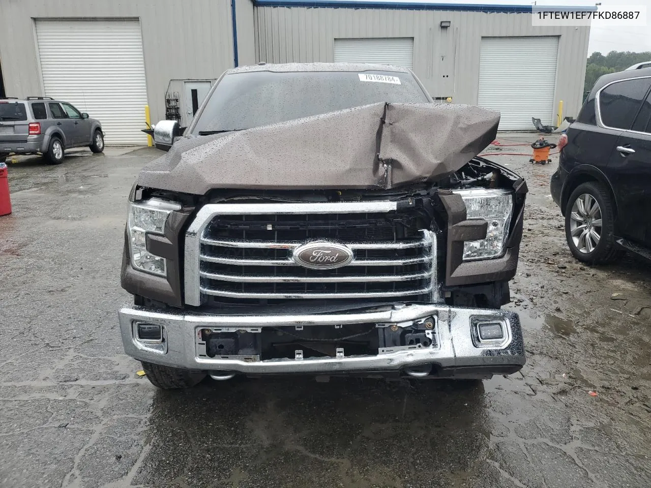 2015 Ford F150 Supercrew VIN: 1FTEW1EF7FKD86887 Lot: 70188784