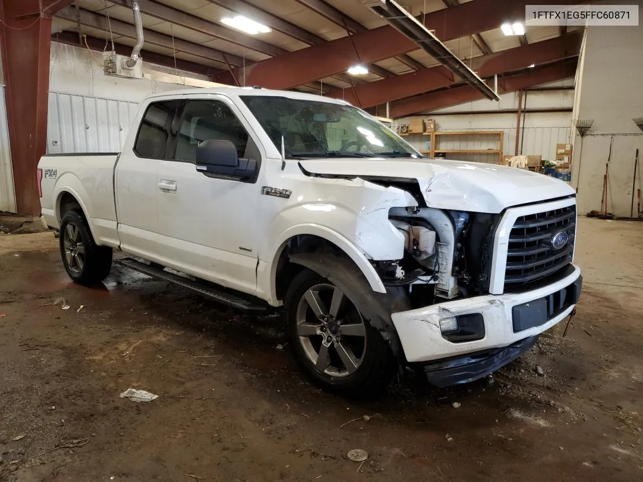 2015 Ford F150 Super Cab VIN: 1FTFX1EG5FFC60871 Lot: 70220194