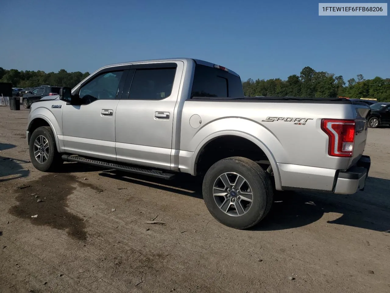 2015 Ford F150 Supercrew VIN: 1FTEW1EF6FFB68206 Lot: 70363364