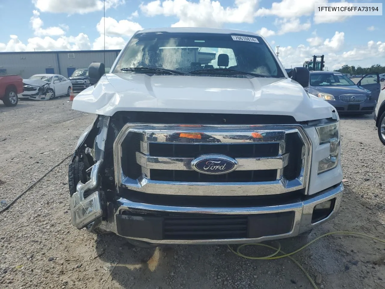 2015 Ford F150 Supercrew VIN: 1FTEW1CF6FFA73194 Lot: 70610814