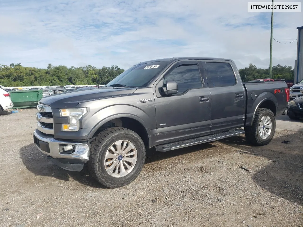 2015 Ford F150 Supercrew VIN: 1FTEW1EG6FFB29057 Lot: 70798454