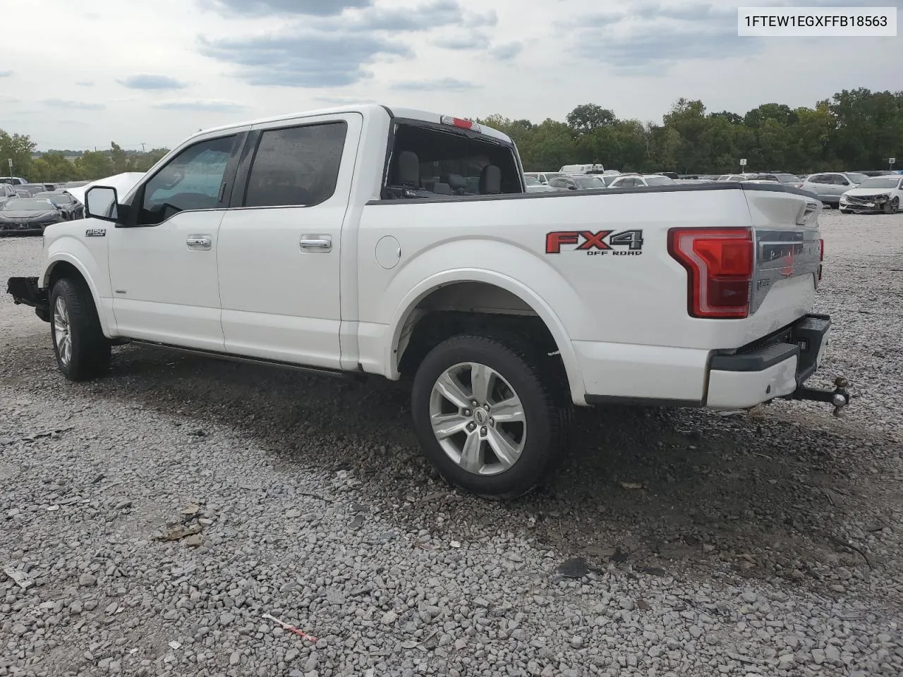 2015 Ford F150 Supercrew VIN: 1FTEW1EGXFFB18563 Lot: 70863224