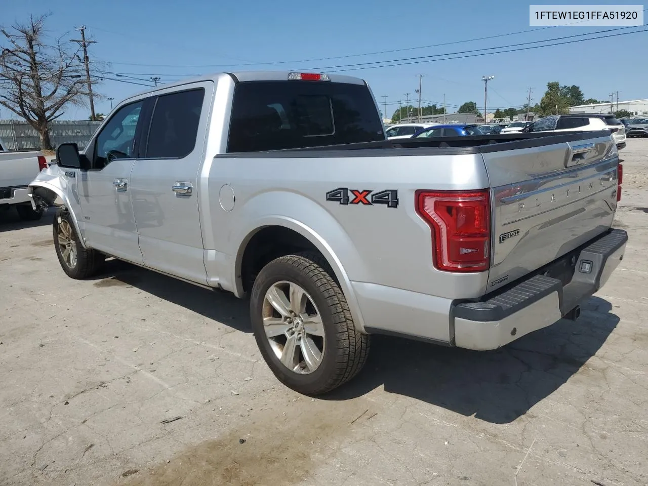 2015 Ford F150 Supercrew VIN: 1FTEW1EG1FFA51920 Lot: 71038764