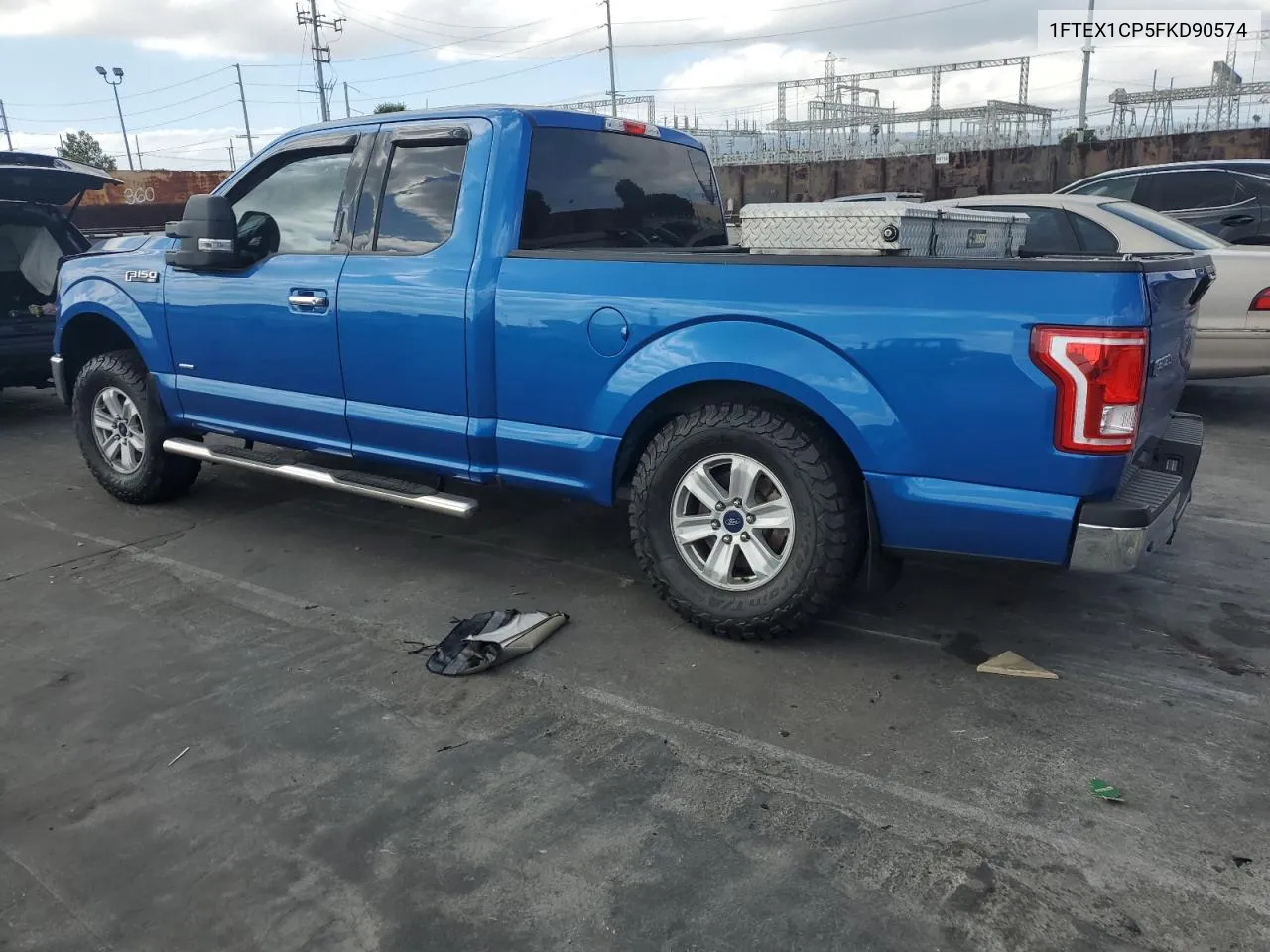 1FTEX1CP5FKD90574 2015 Ford F150 Super Cab