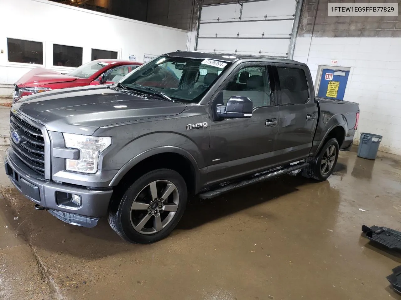 2015 Ford F150 Supercrew VIN: 1FTEW1EG9FFB77829 Lot: 71995894