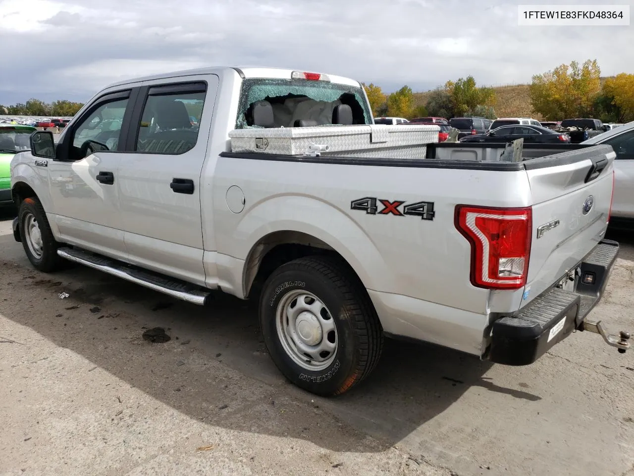 2015 Ford F150 Supercrew VIN: 1FTEW1E83FKD48364 Lot: 71996463