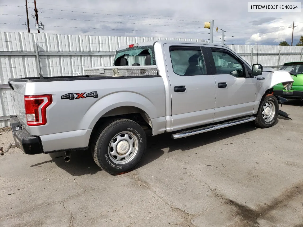 2015 Ford F150 Supercrew VIN: 1FTEW1E83FKD48364 Lot: 71996463