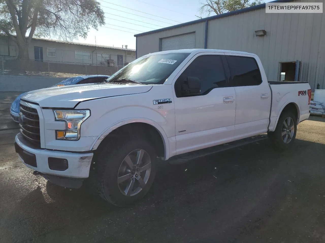 2015 Ford F150 Supercrew VIN: 1FTEW1EP9FFA97575 Lot: 73385124