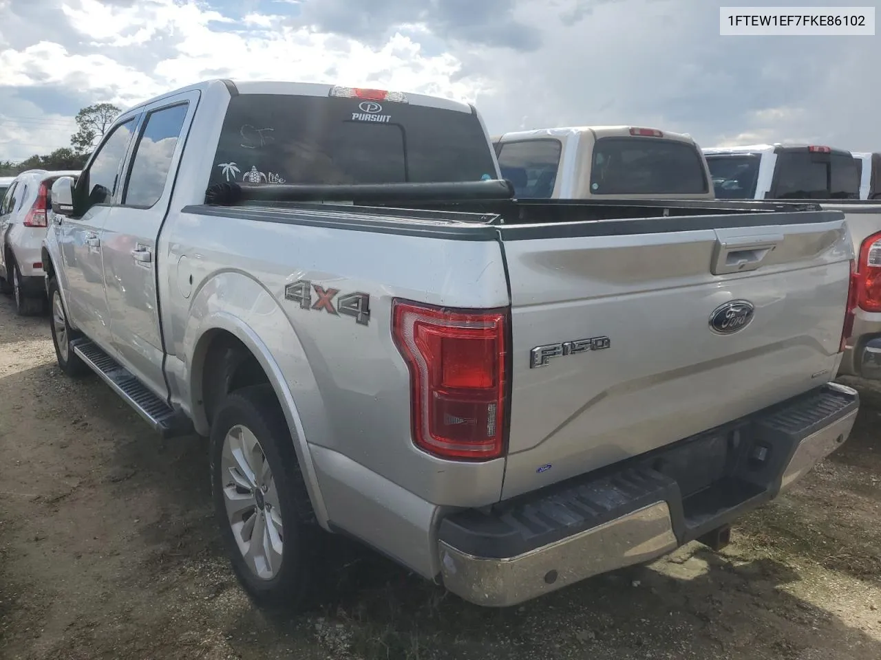 1FTEW1EF7FKE86102 2015 Ford F150 Supercrew