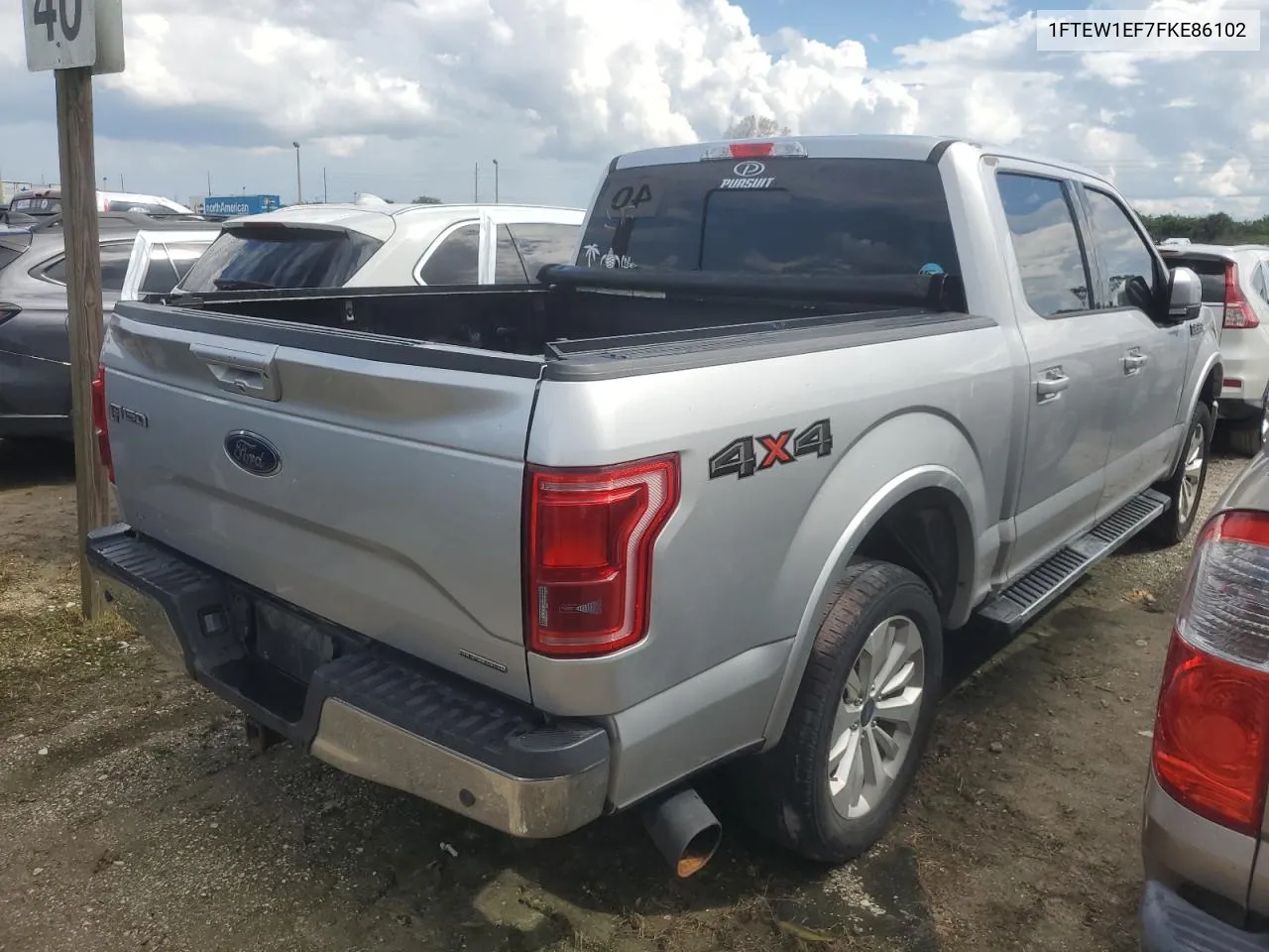 2015 Ford F150 Supercrew VIN: 1FTEW1EF7FKE86102 Lot: 73656224