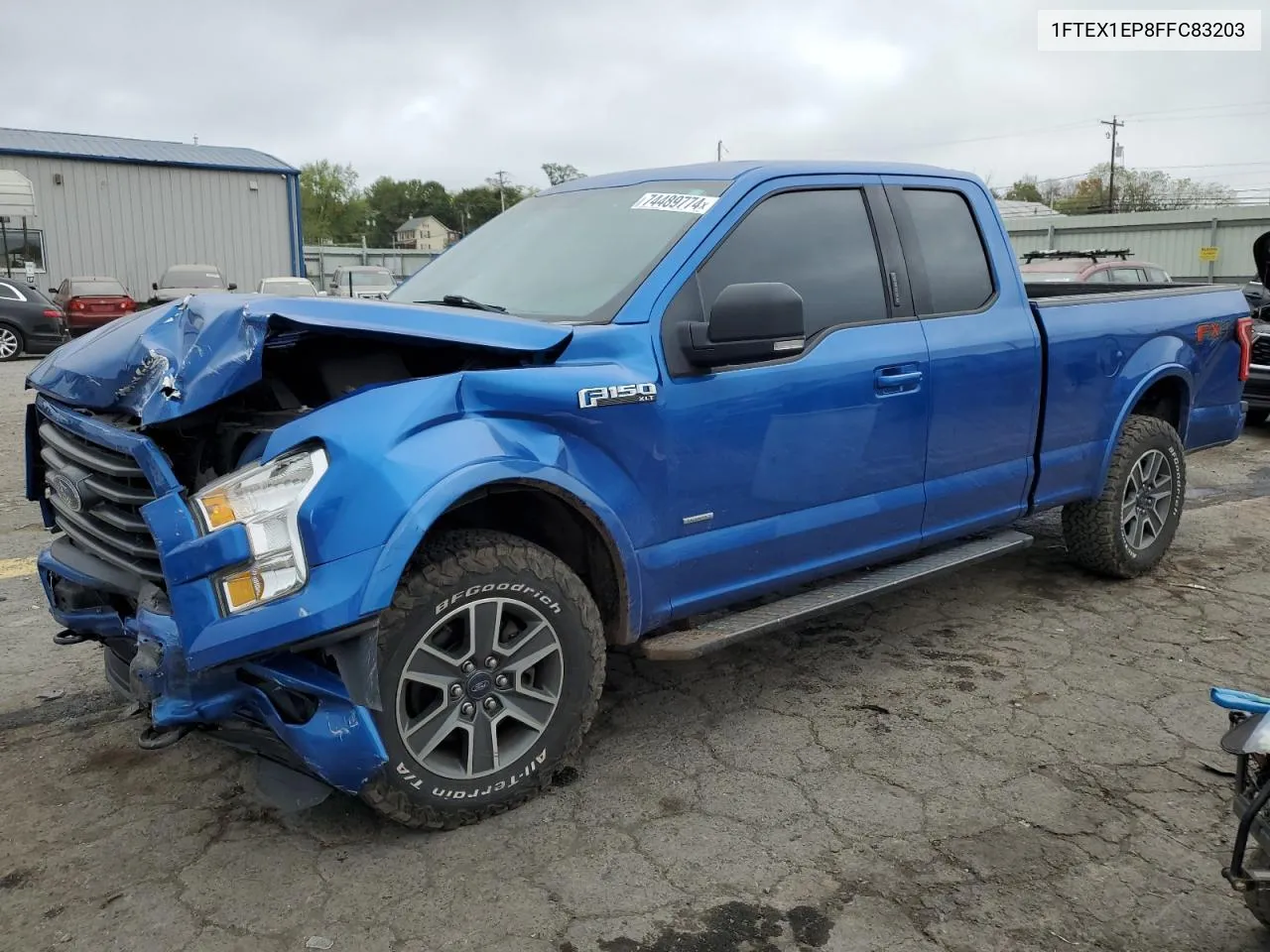 1FTEX1EP8FFC83203 2015 Ford F150 Super Cab