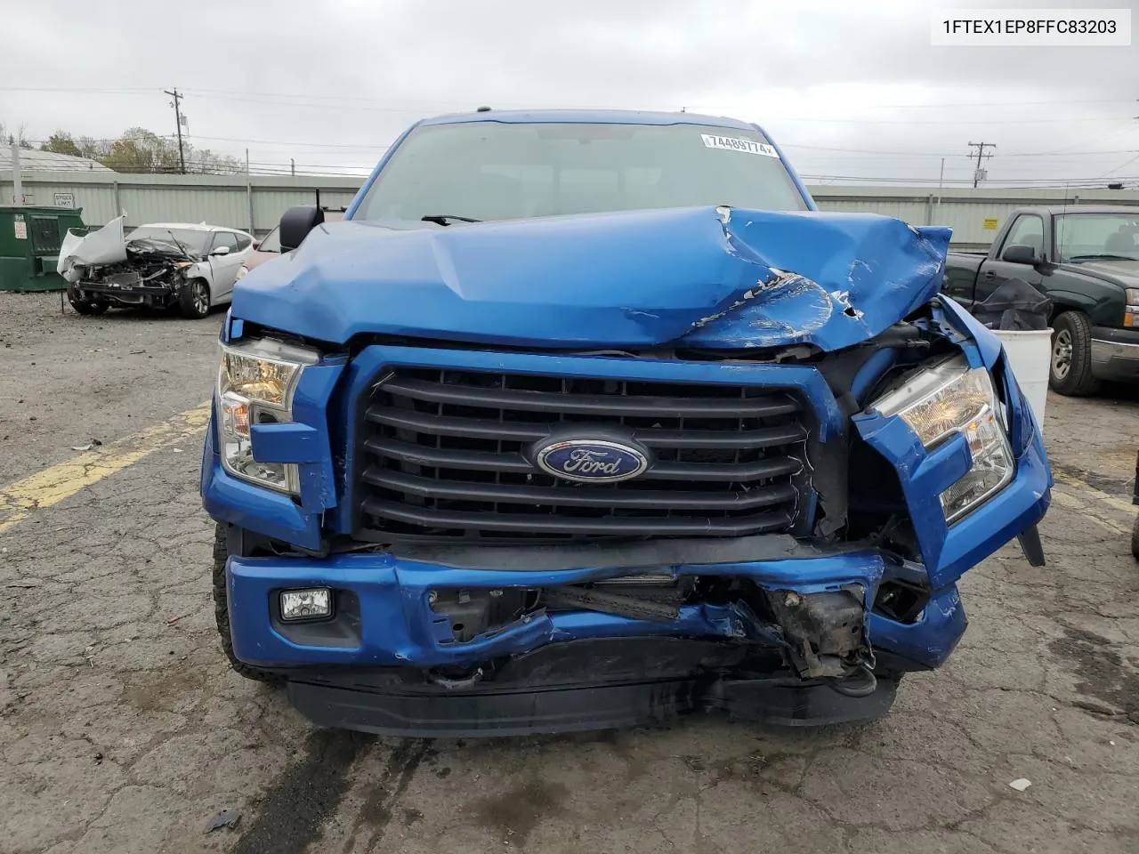 1FTEX1EP8FFC83203 2015 Ford F150 Super Cab