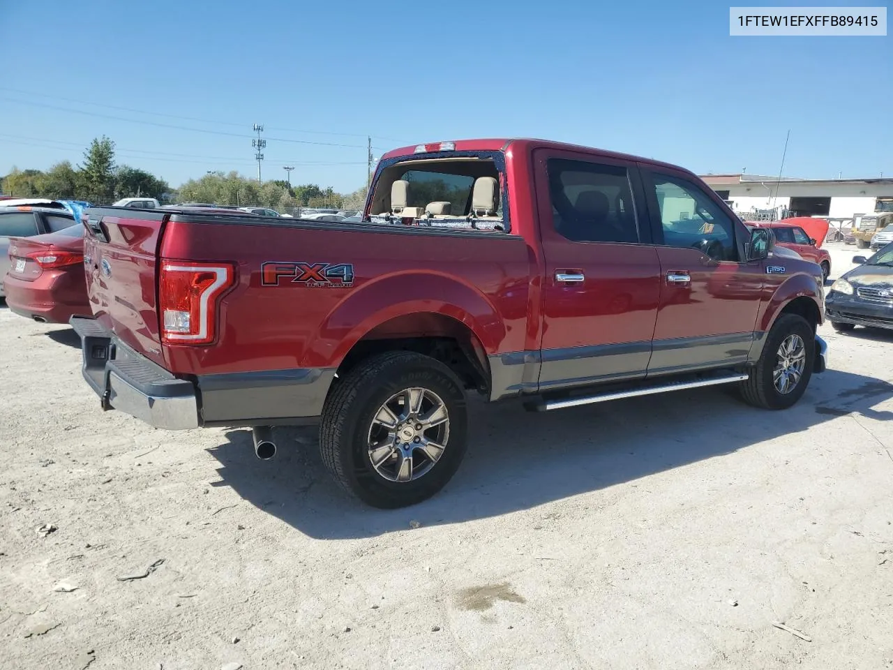 1FTEW1EFXFFB89415 2015 Ford F150 Supercrew