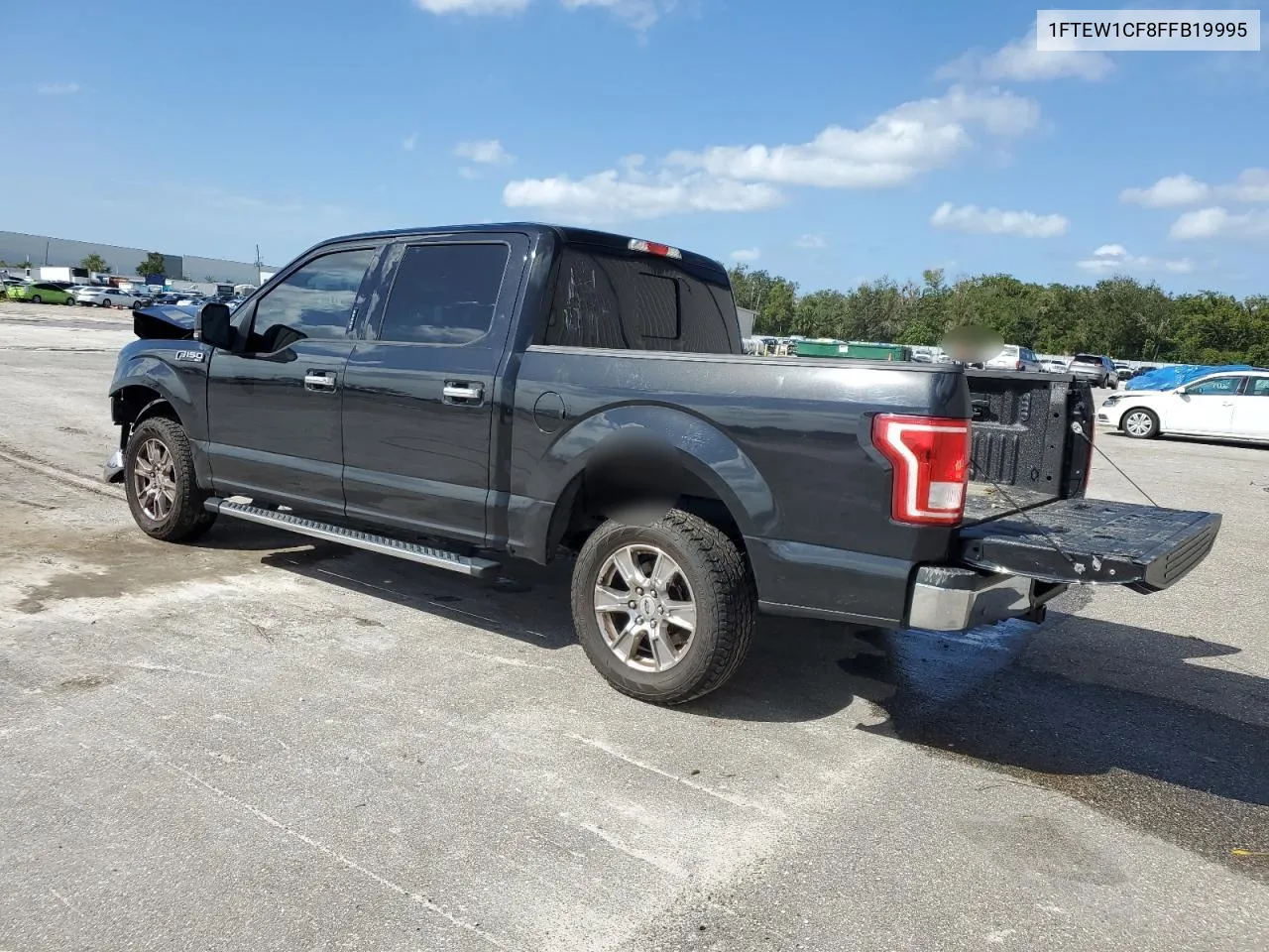 2015 Ford F150 Supercrew VIN: 1FTEW1CF8FFB19995 Lot: 75390834