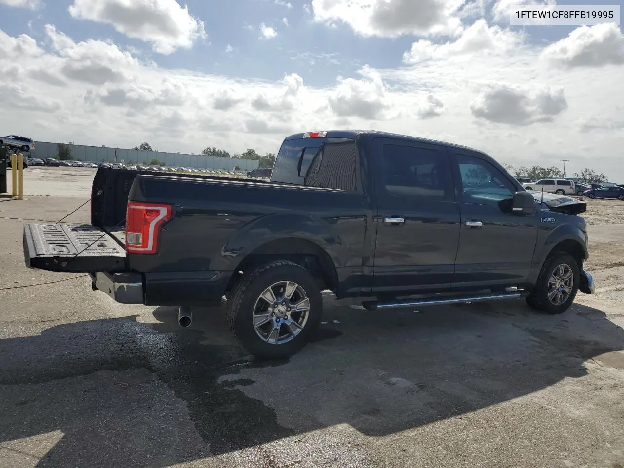 2015 Ford F150 Supercrew VIN: 1FTEW1CF8FFB19995 Lot: 75390834