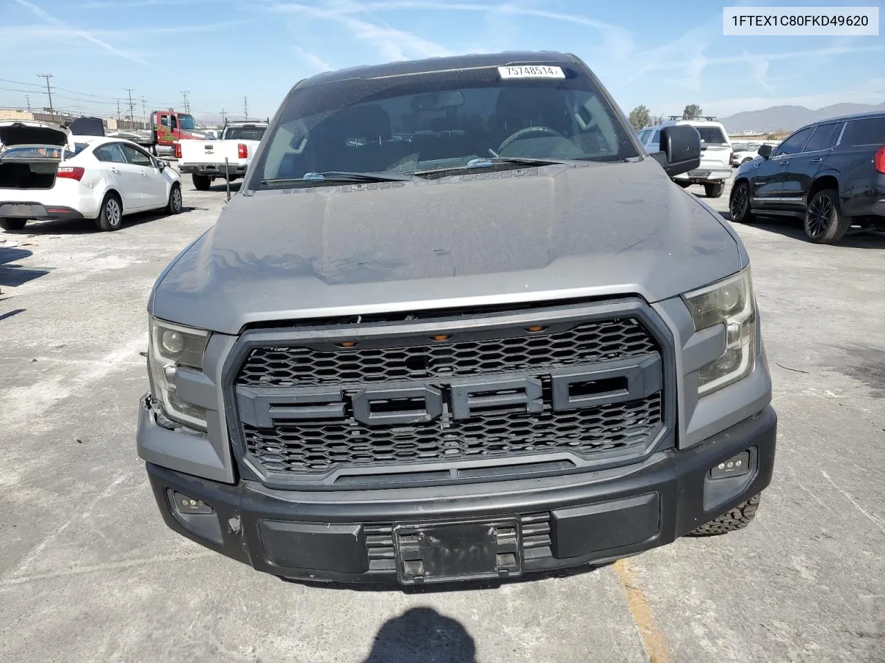 1FTEX1C80FKD49620 2015 Ford F150 Super Cab