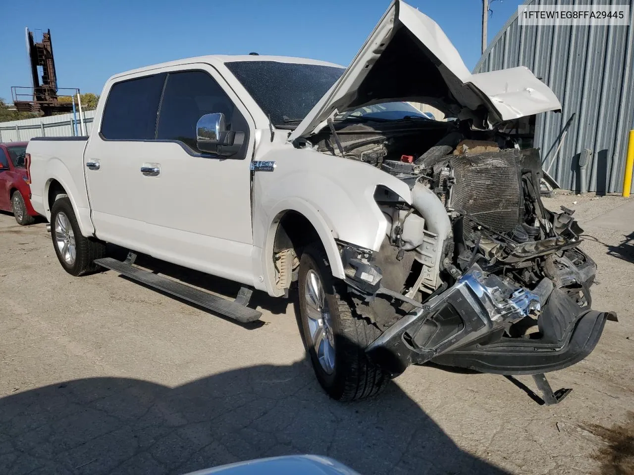 2015 Ford F150 Supercrew VIN: 1FTEW1EG8FFA29445 Lot: 77396374