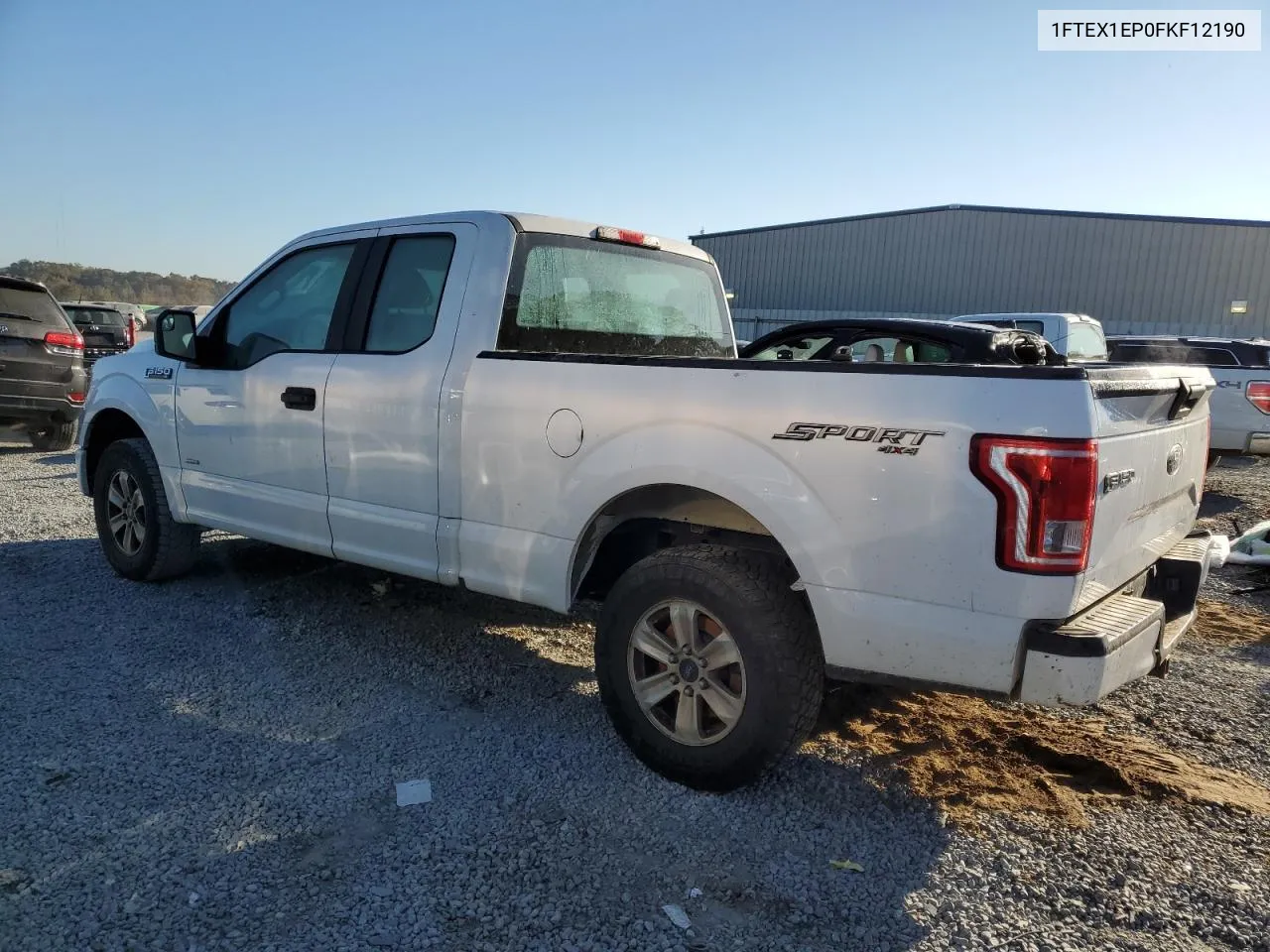 2015 Ford F150 Super Cab VIN: 1FTEX1EP0FKF12190 Lot: 77530704