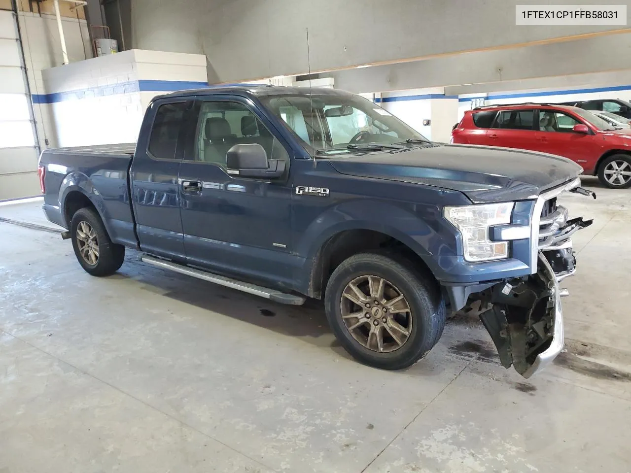 2015 Ford F150 Super Cab VIN: 1FTEX1CP1FFB58031 Lot: 77828764