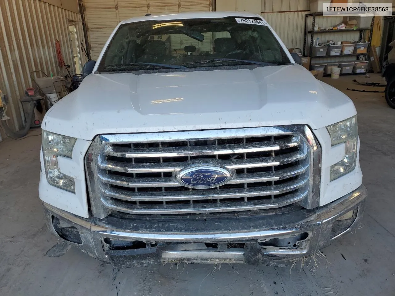 2015 Ford F150 Supercrew VIN: 1FTEW1CP6FKE38568 Lot: 78012484