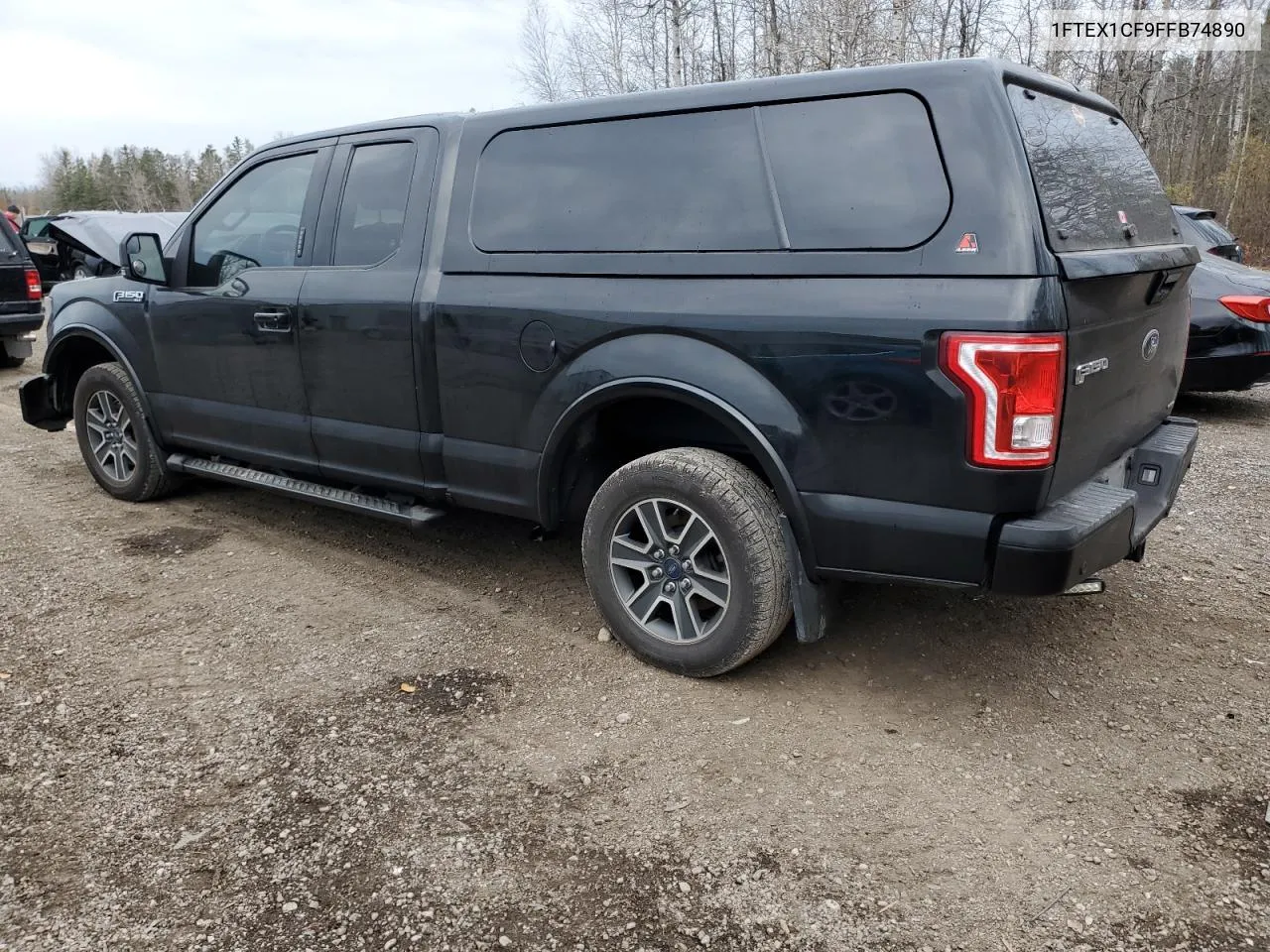 2015 Ford F150 Super Cab VIN: 1FTEX1CF9FFB74890 Lot: 78201684