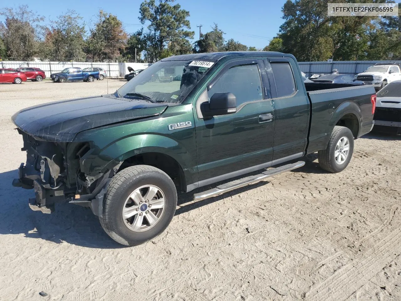 2015 Ford F150 Super Cab VIN: 1FTFX1EF2FKF06595 Lot: 78219514