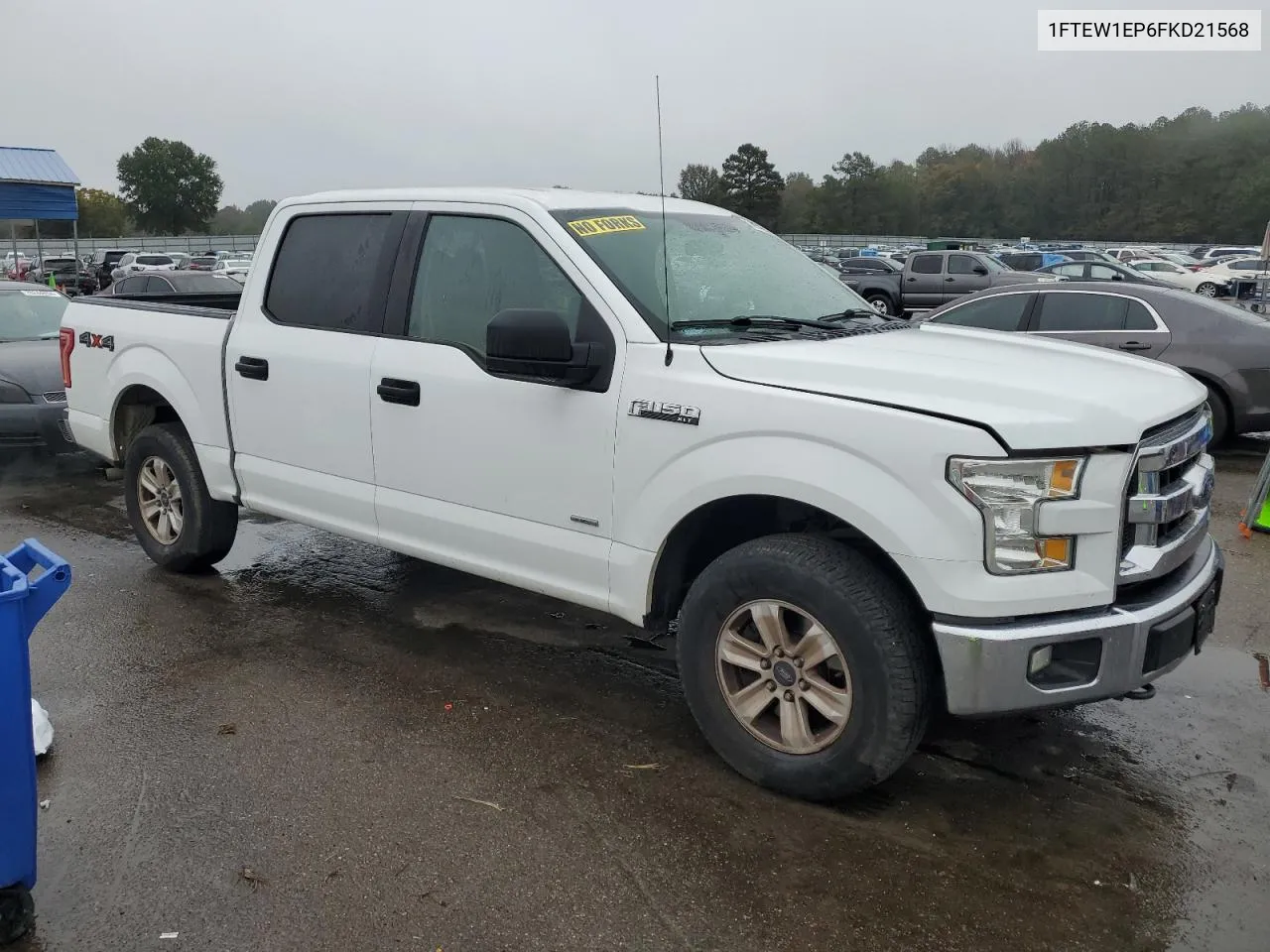 2015 Ford F150 Supercrew VIN: 1FTEW1EP6FKD21568 Lot: 78270234