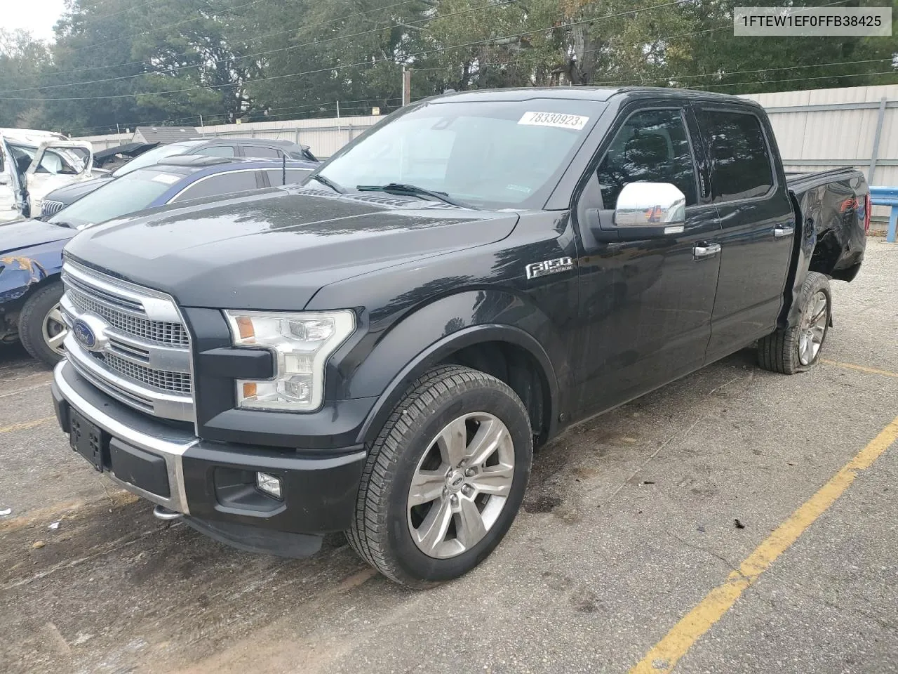 2015 Ford F150 Supercrew VIN: 1FTEW1EF0FFB38425 Lot: 78330923