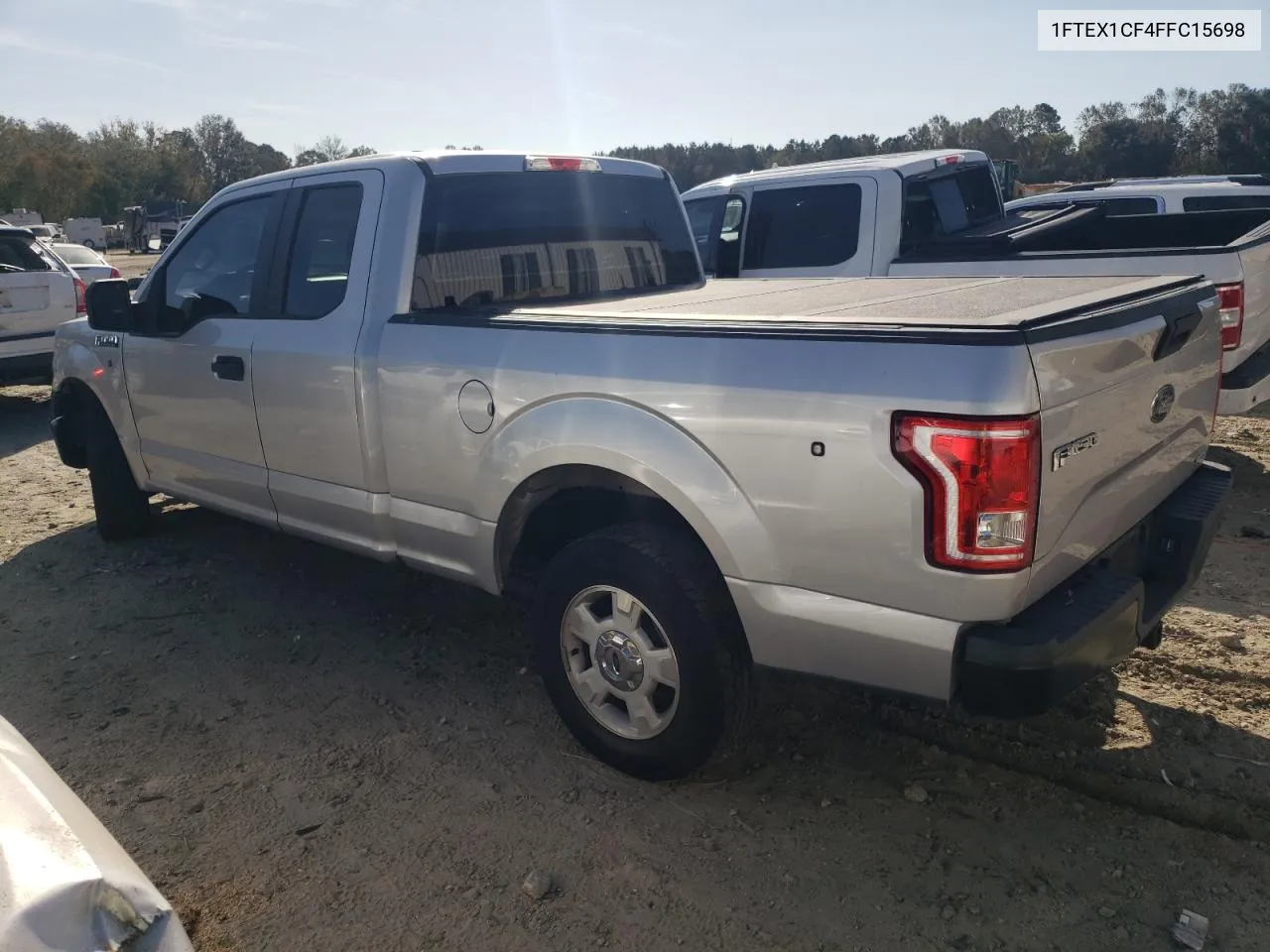 2015 Ford F150 Super Cab VIN: 1FTEX1CF4FFC15698 Lot: 78366144