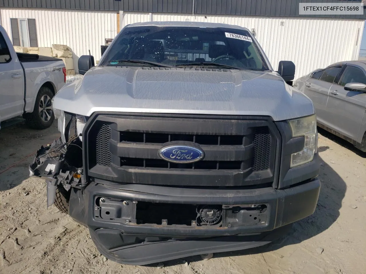 2015 Ford F150 Super Cab VIN: 1FTEX1CF4FFC15698 Lot: 78366144