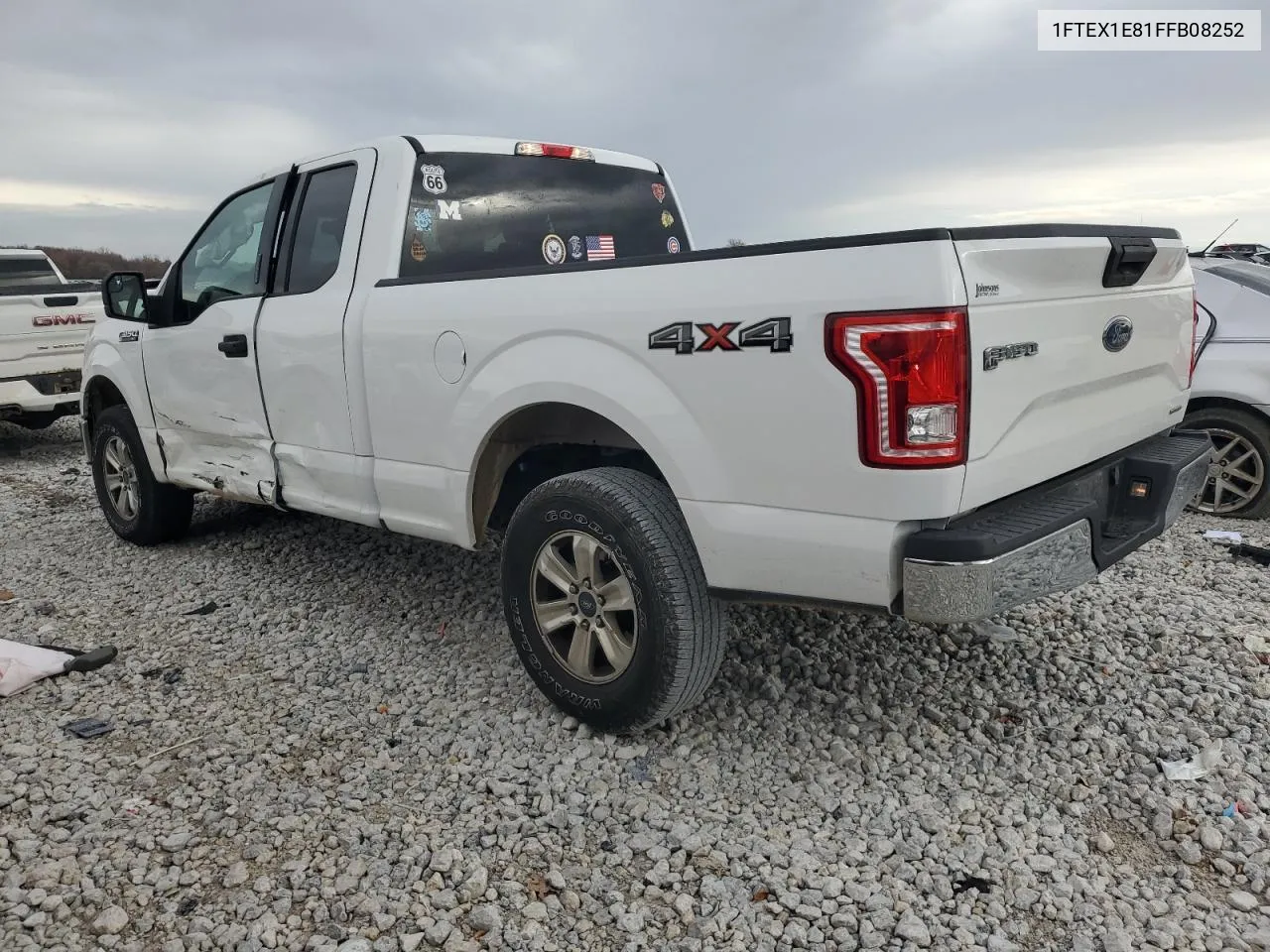 2015 Ford F150 Super Cab VIN: 1FTEX1E81FFB08252 Lot: 78371954