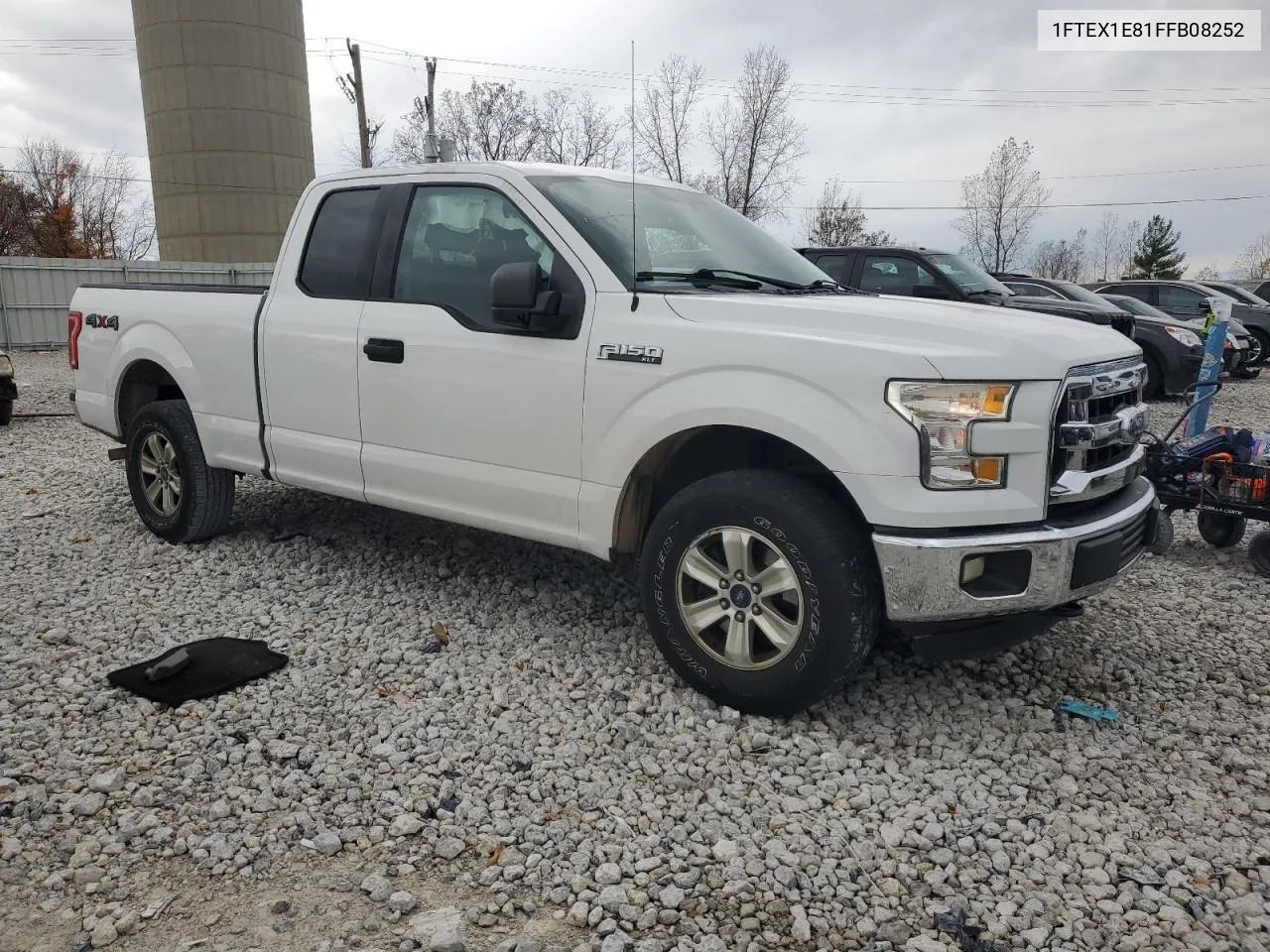 2015 Ford F150 Super Cab VIN: 1FTEX1E81FFB08252 Lot: 78371954