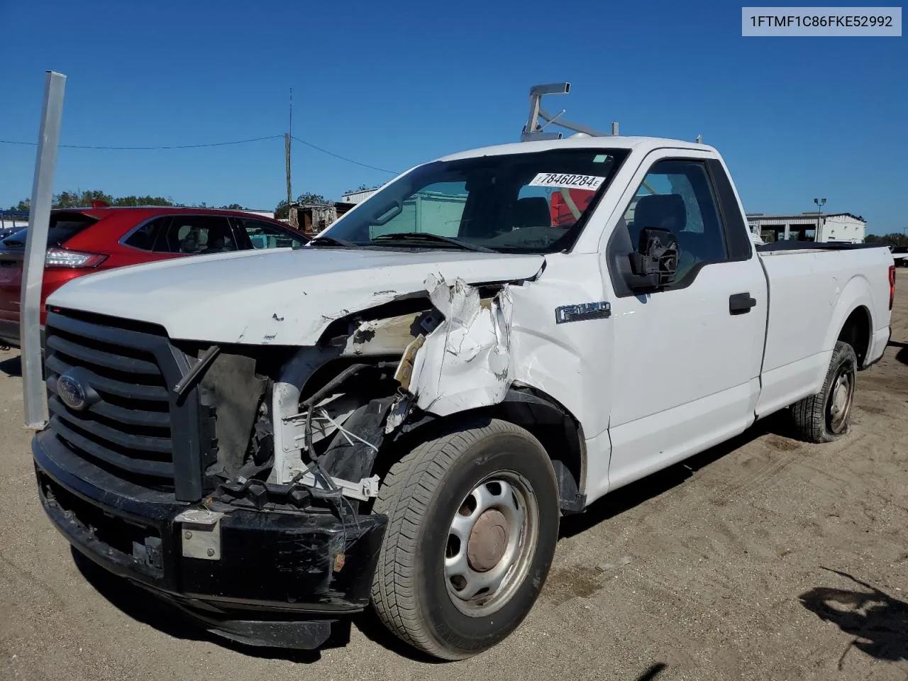 2015 Ford F150 VIN: 1FTMF1C86FKE52992 Lot: 78460284