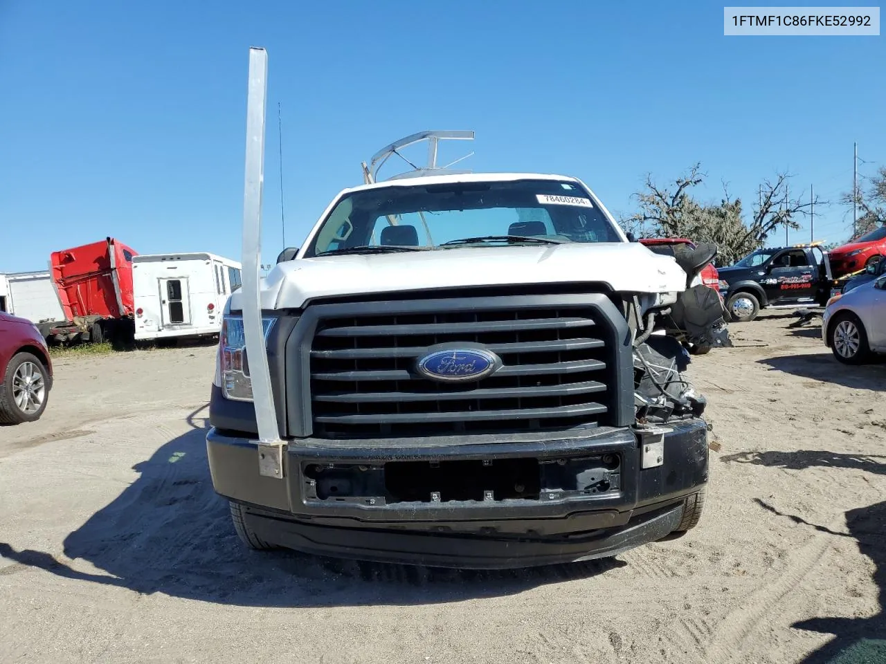 2015 Ford F150 VIN: 1FTMF1C86FKE52992 Lot: 78460284