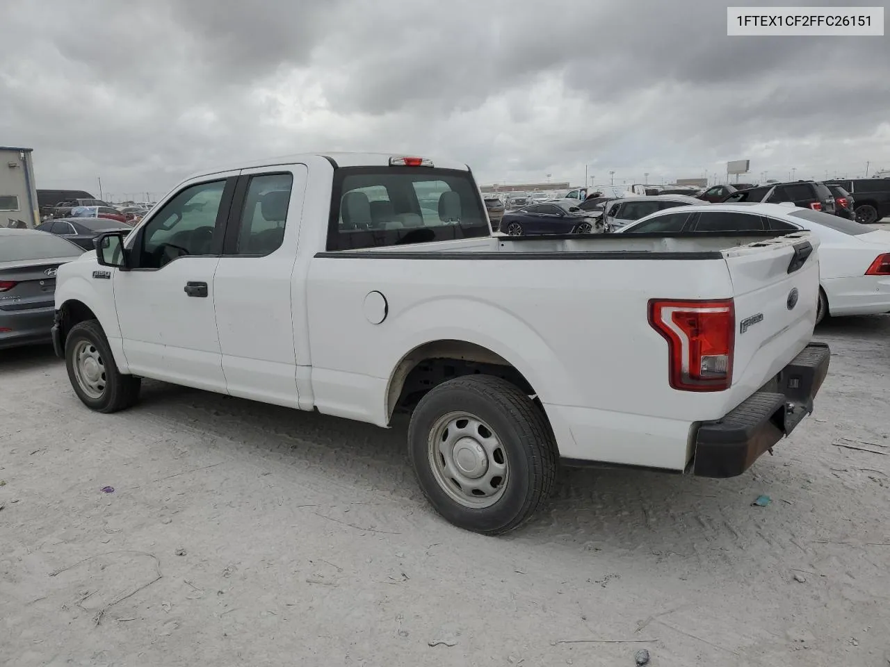 2015 Ford F150 Super Cab VIN: 1FTEX1CF2FFC26151 Lot: 78603424