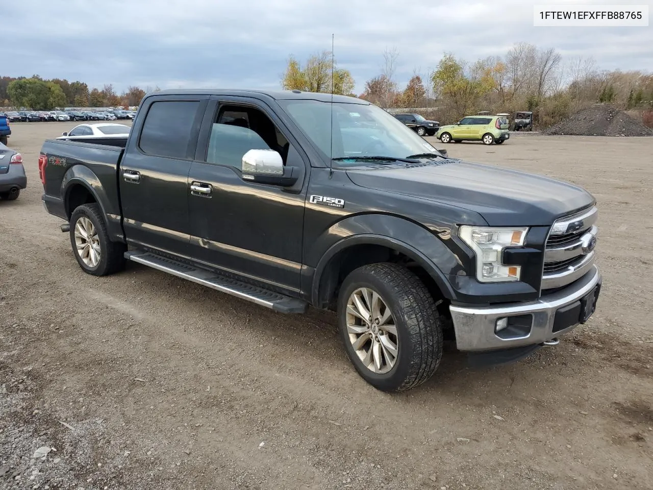 2015 Ford F150 Supercrew VIN: 1FTEW1EFXFFB88765 Lot: 78876044