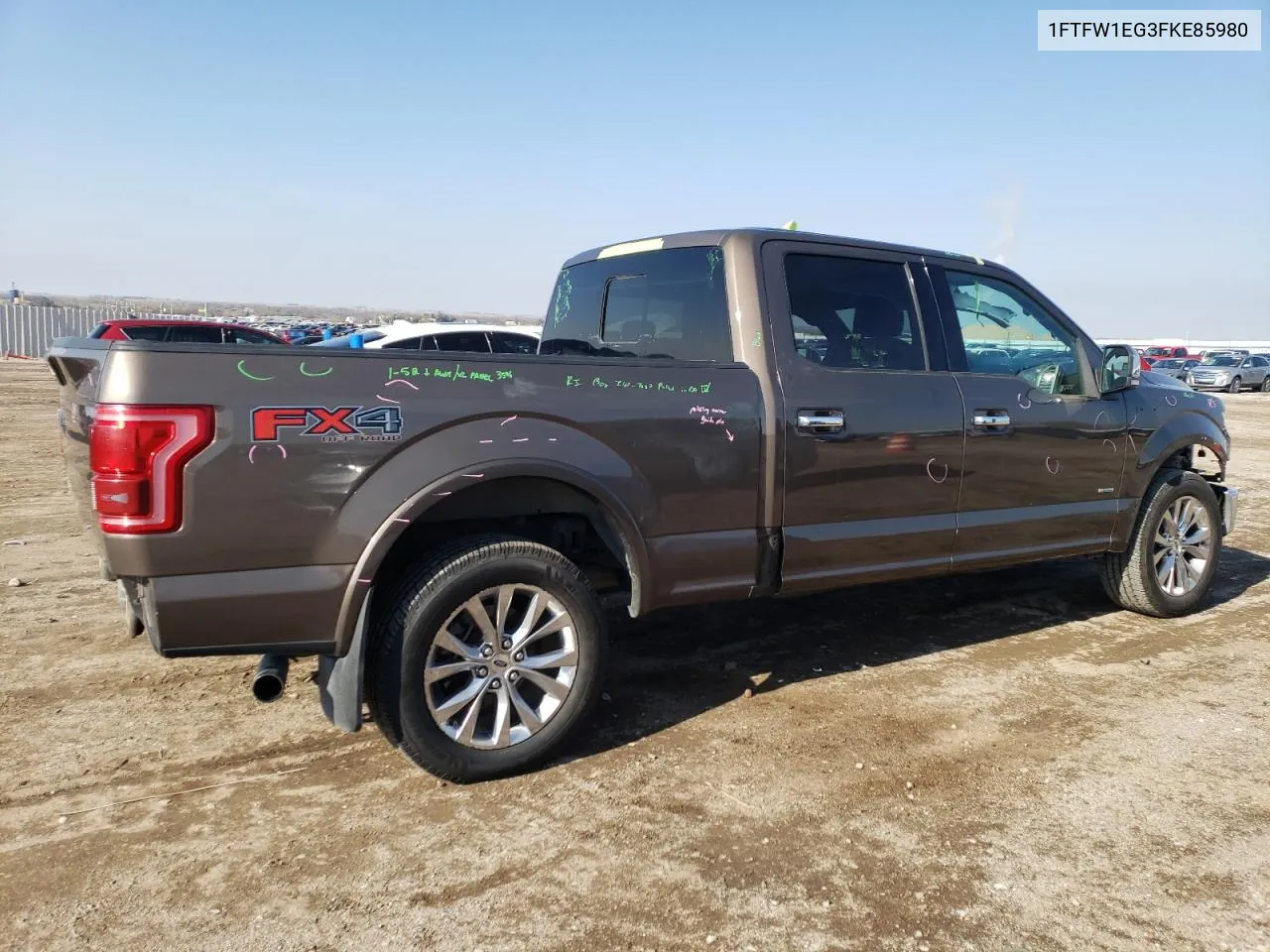 2015 Ford F150 Supercrew VIN: 1FTFW1EG3FKE85980 Lot: 79252774